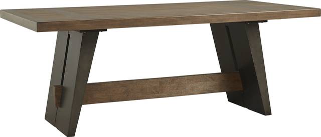 Western Springs Brown Dining Table - Thumbnail - Image 1