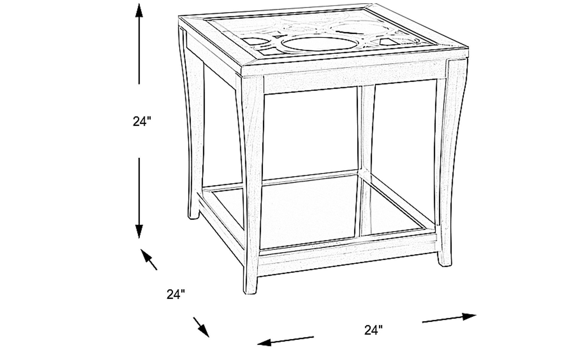 Dimension Image. Please refer to the Dimension Tab on this page for dimension details.