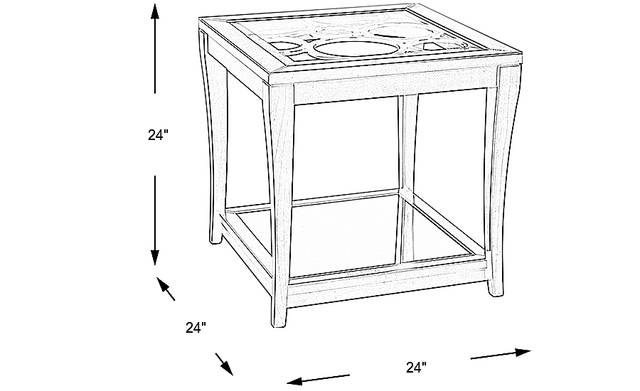 Dimension Image. Please refer to the Dimension Tab on this page for dimension details.