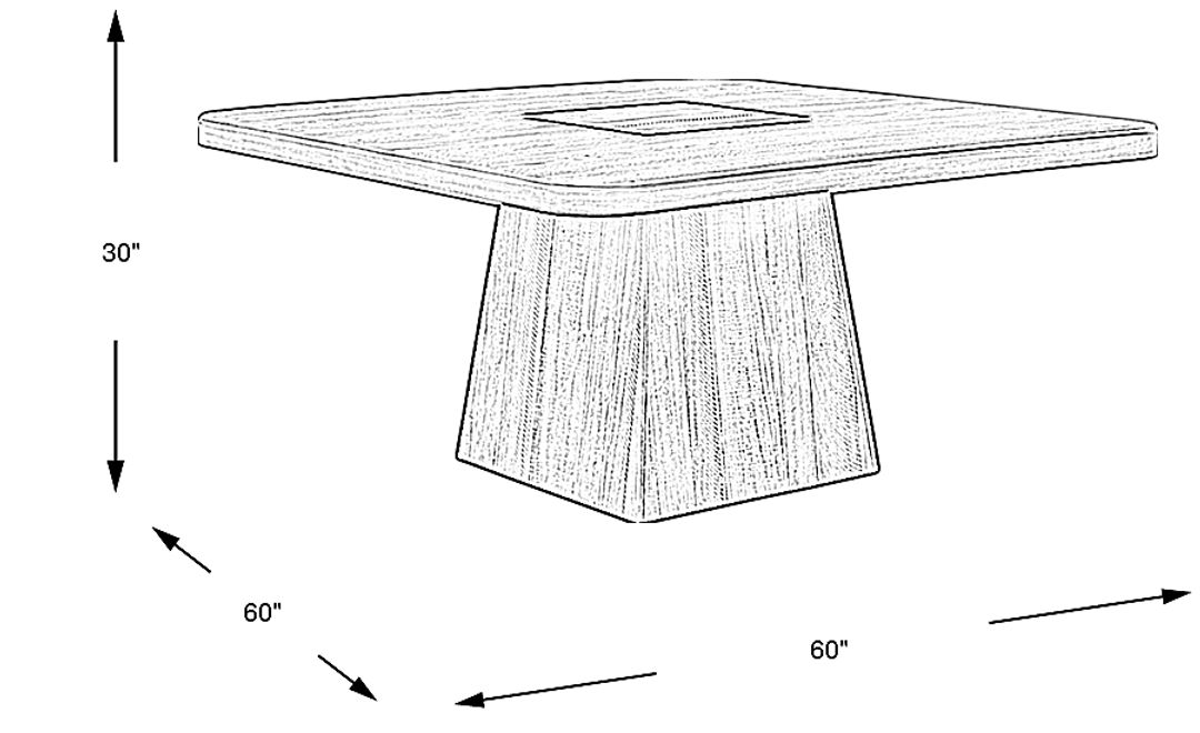 Westham Cream Dining Table