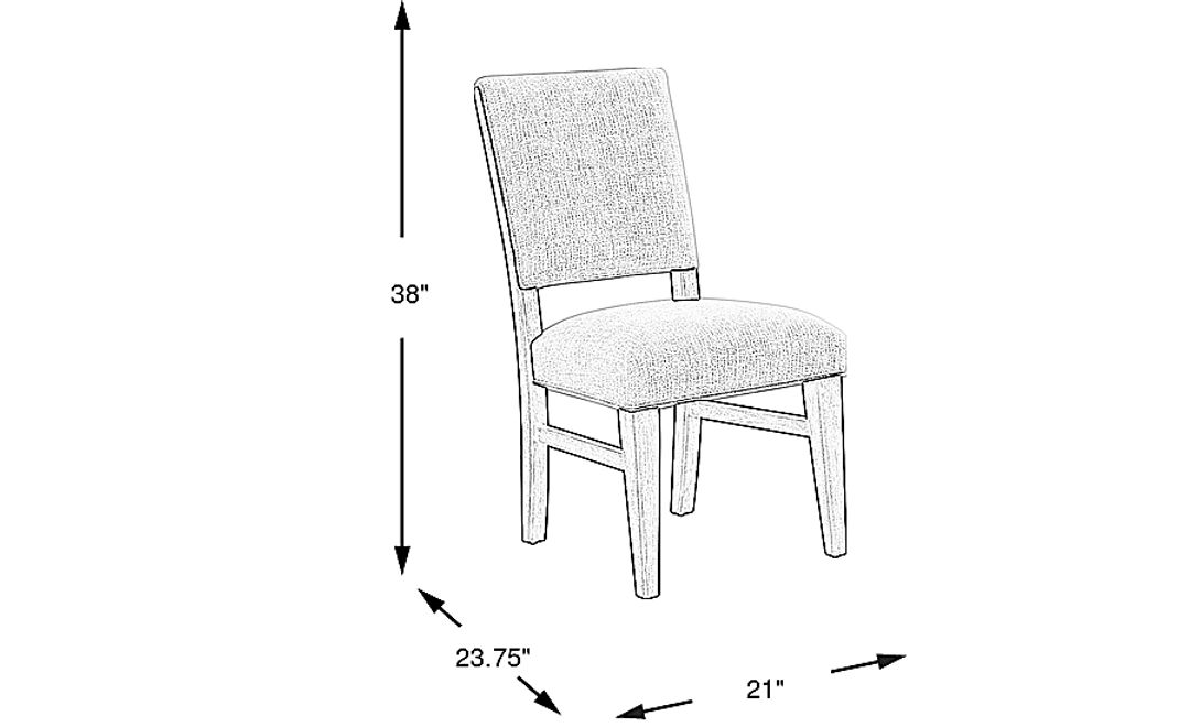 Westham Cream Upholstered Side Chair