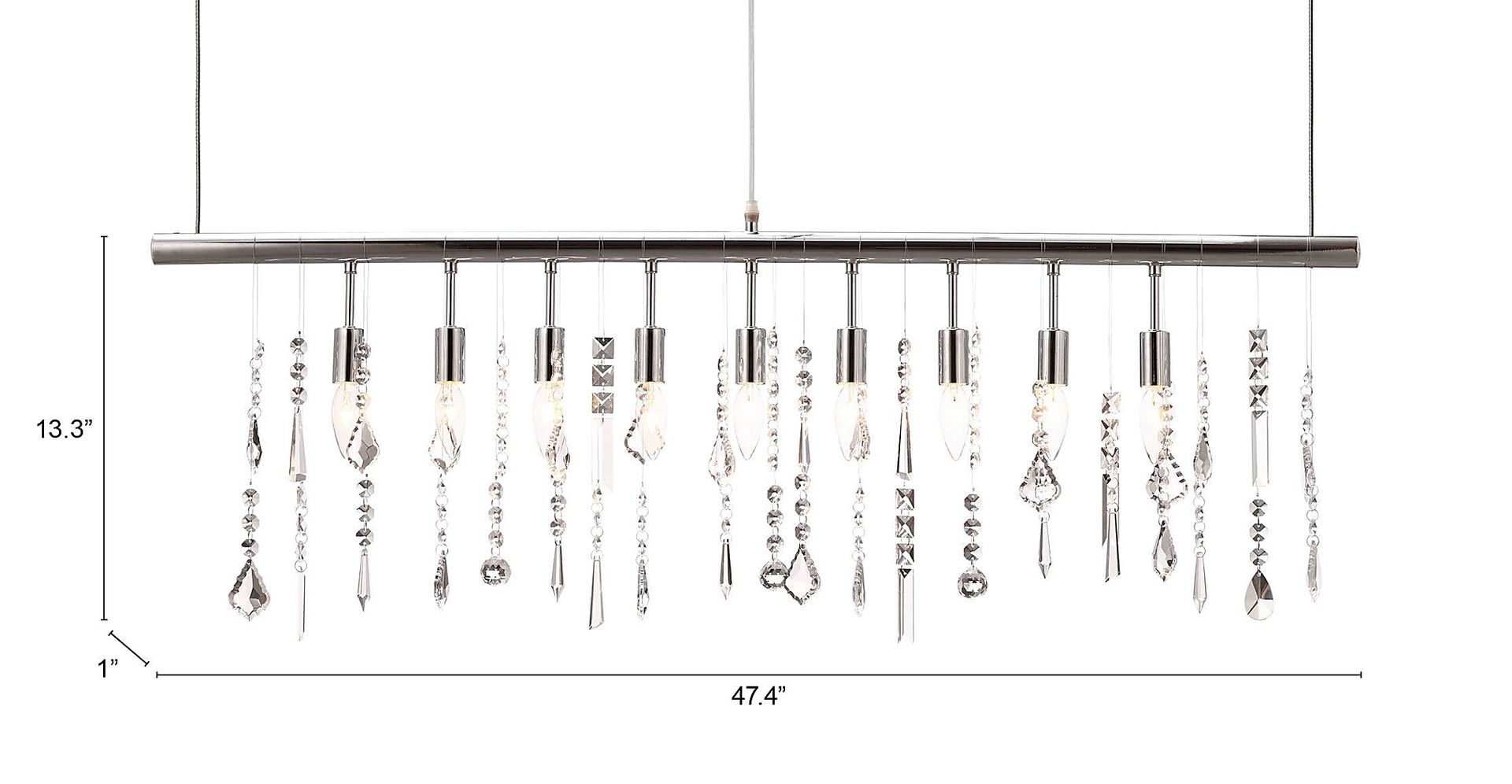 Westhills Way Chrome Chandelier - Image 3