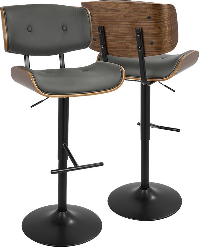 Westhues Gray Adjustable Barstool, Set of 2 - Thumbnail - Image 19