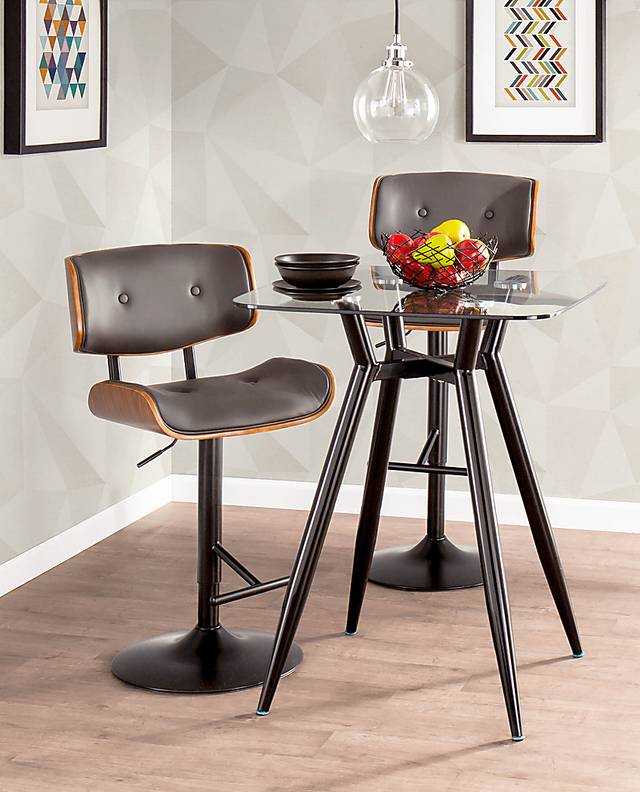 Westhues Gray Adjustable Barstool, Set of 2 - Thumbnail - Image 5