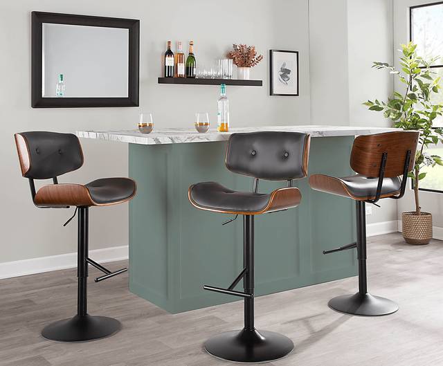 Westhues Gray Adjustable Barstool, Set of 2 - Thumbnail - Image 8