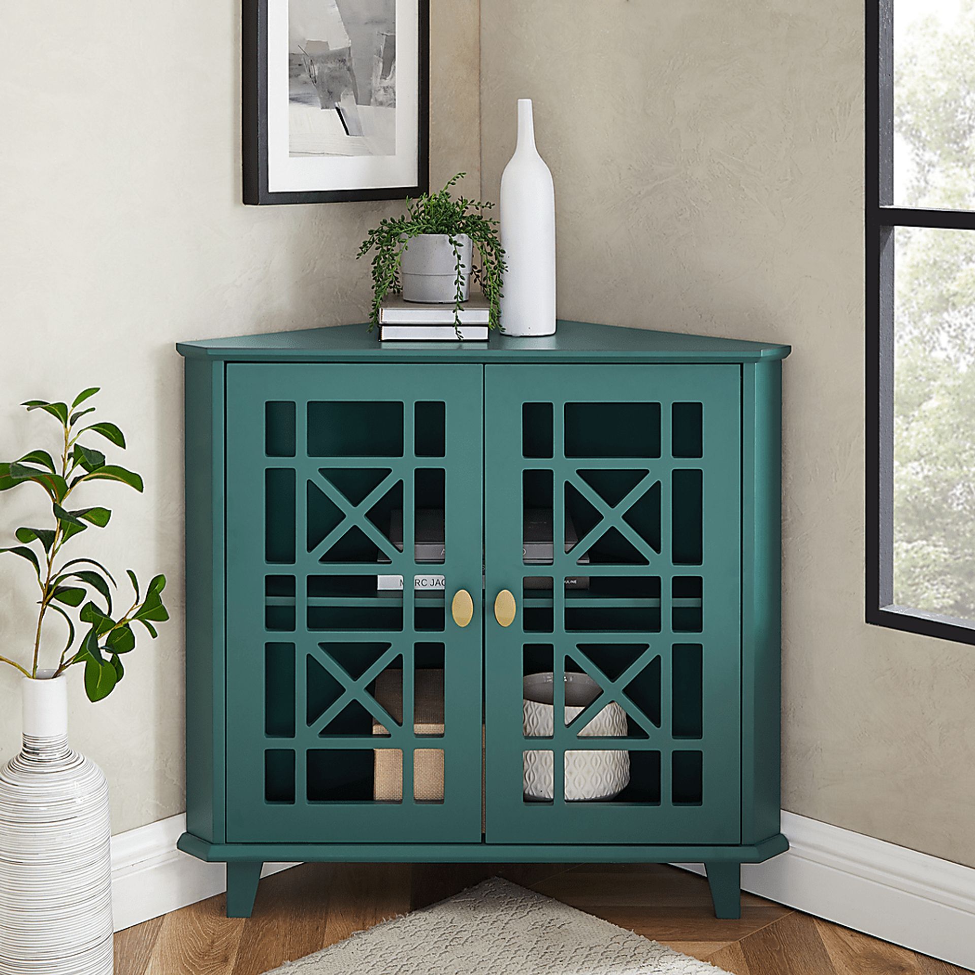 Westlyn Teal Accent Cabinet - Image 5