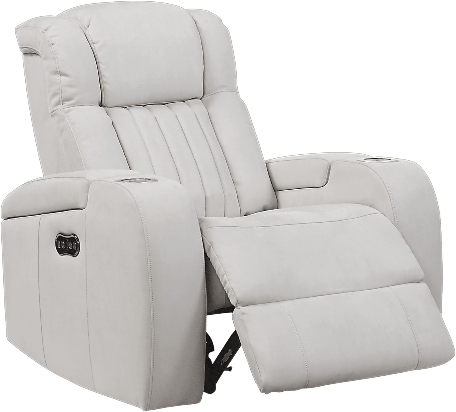 Weston Light Gray Power Recliner - Image 2