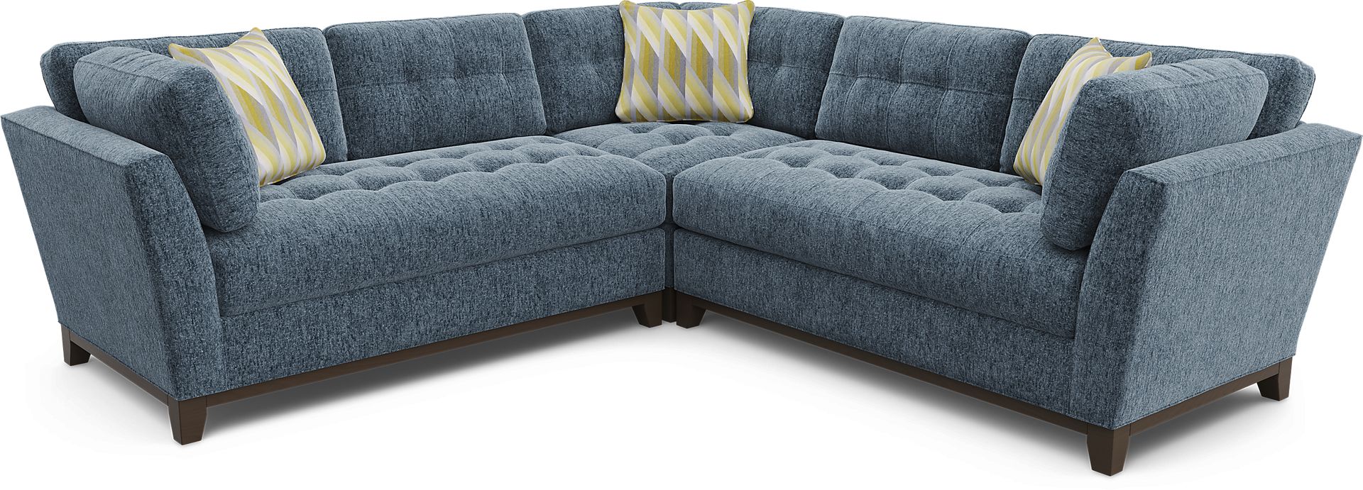 Weston Navy 6 Pc Sectional Living Room - Image 1