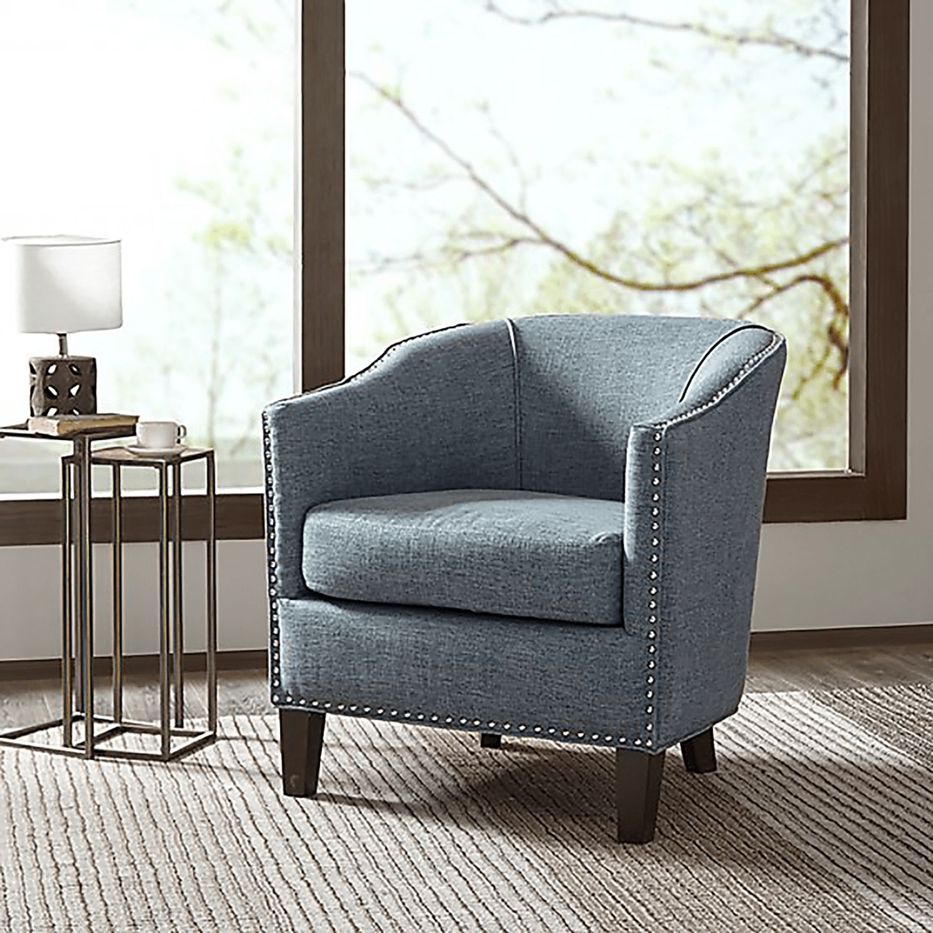 Westova Blue Accent Chair - Image 2
