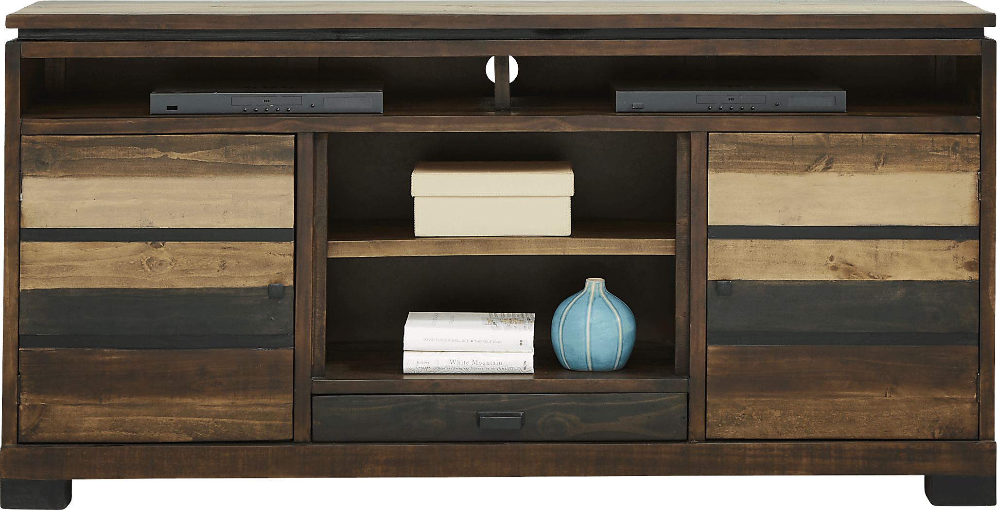 Cindy Crawford Westover Hills Brown Dark Wood Console | Rooms to Go