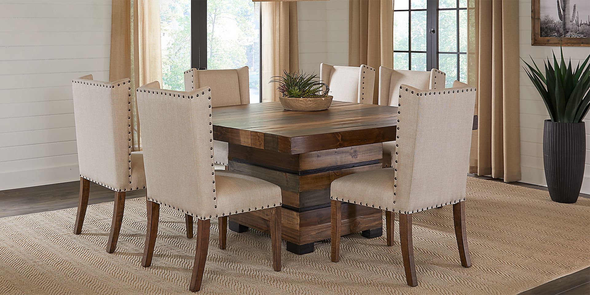 Westover Hills Brown 8 Pc Square Dining Room - Image 2