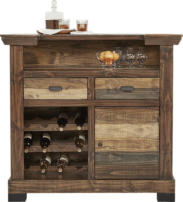 Cindy Crawford Home Westover Hills Brown Bar - Thumbnail - Image 2