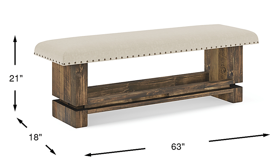 Westover Hills Brown Bench