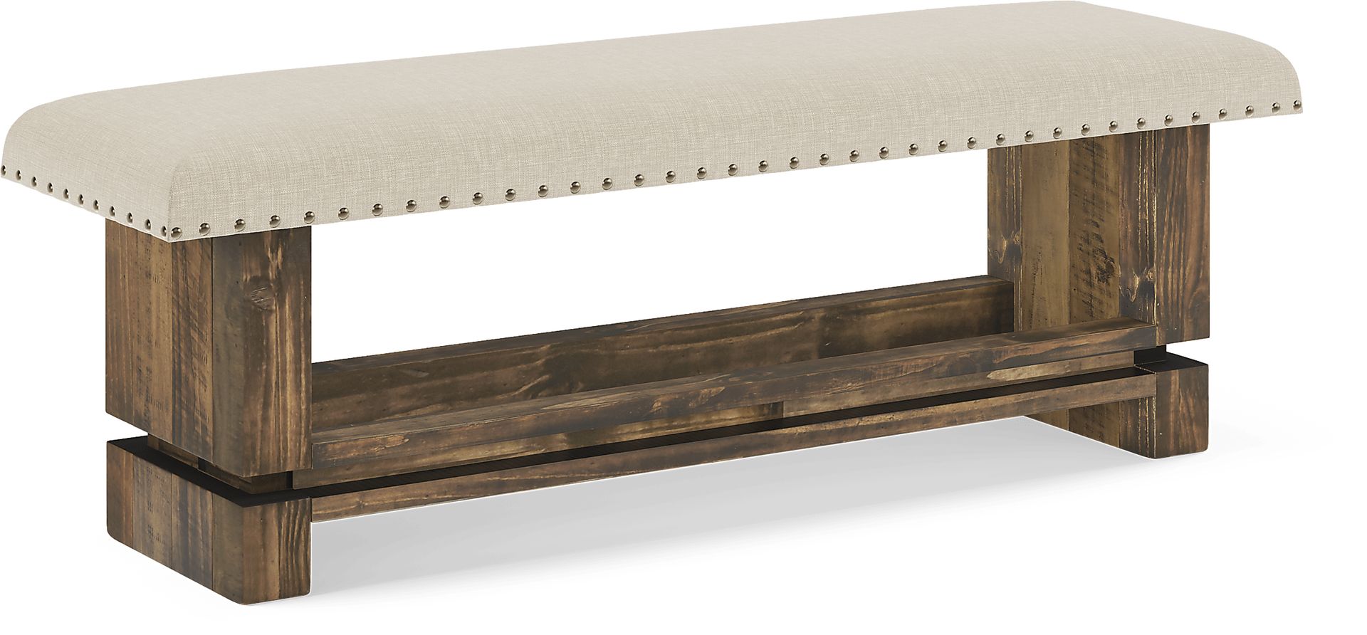Westover Hills Brown Bench - Image 1