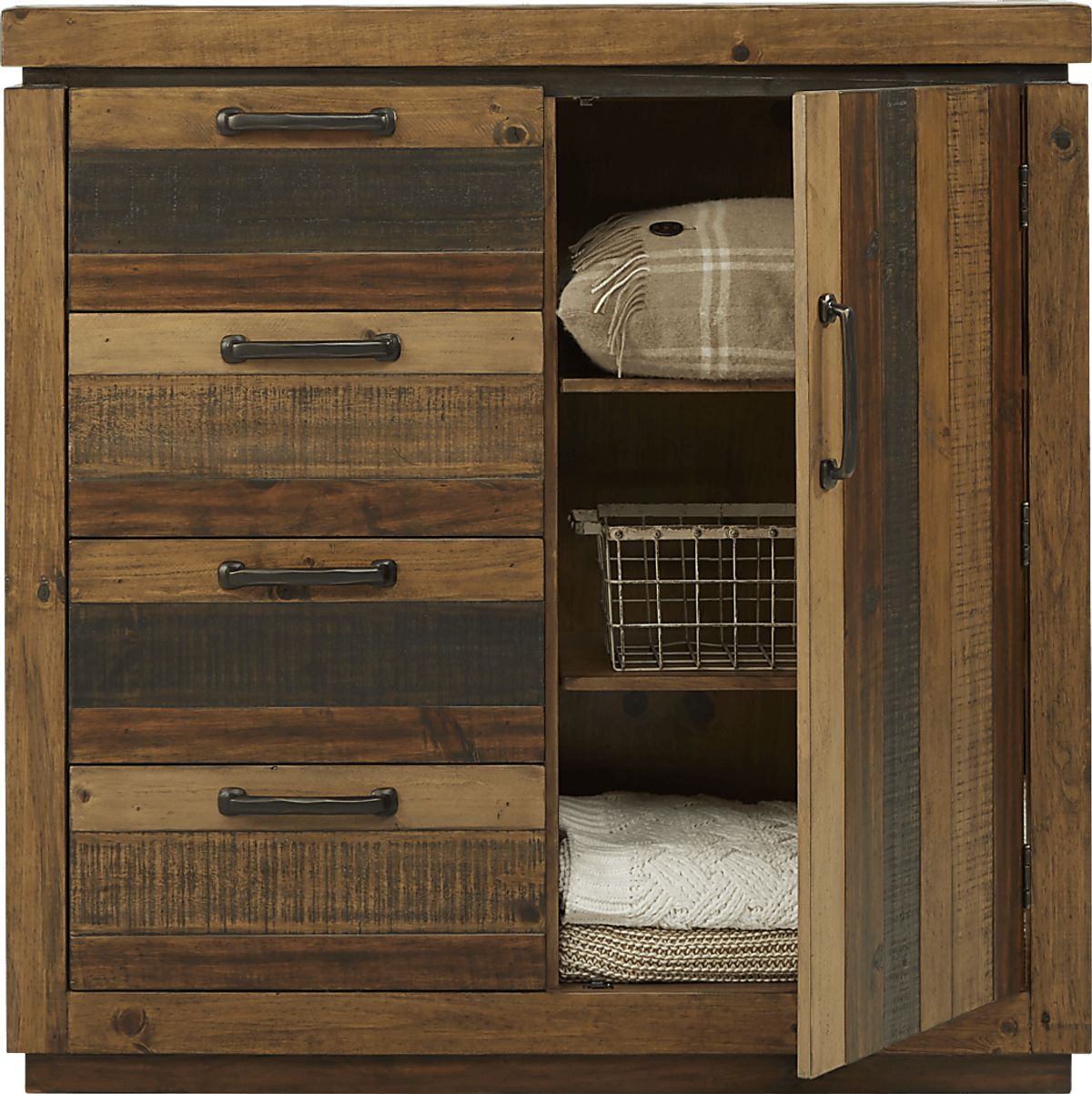 Cindy Crawford Westover Hills Brown Dark Wood Bureau | Rooms to Go