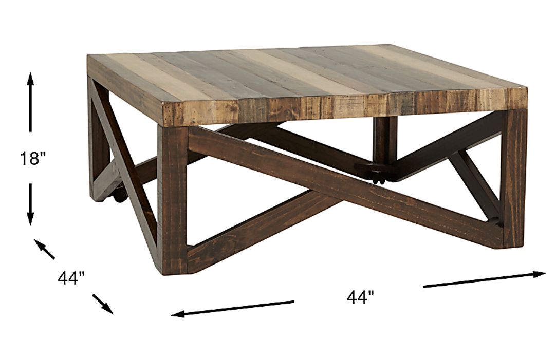 Westover Hills Brown Cocktail Table