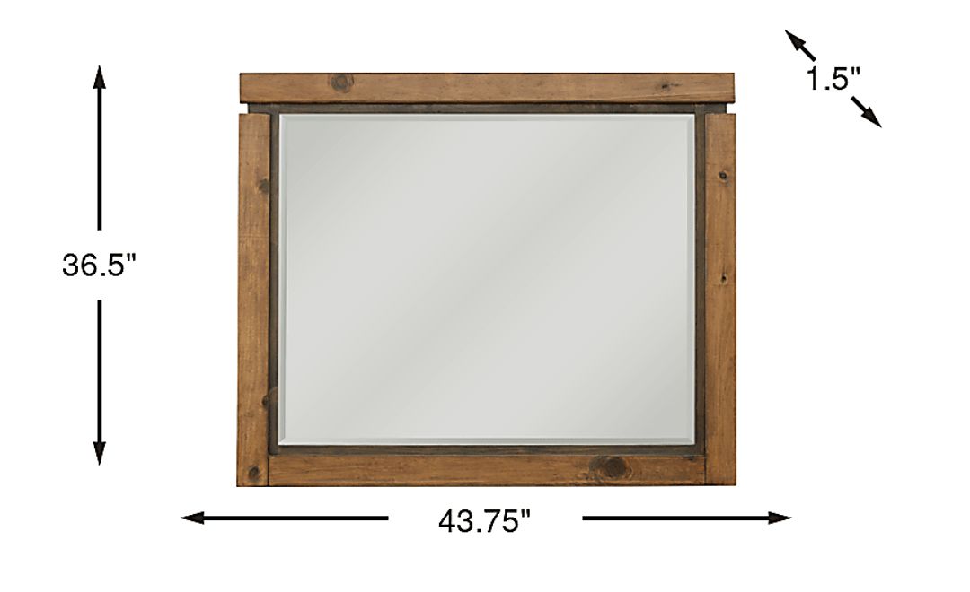 Westover Hills Brown Mirror