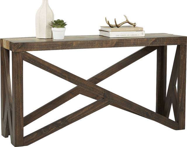 Westover Hills Brown Sofa Table - Thumbnail - Image 3