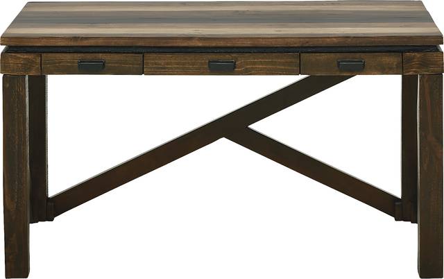 Westover Hills Brown Writing Desk - Thumbnail - Image 3