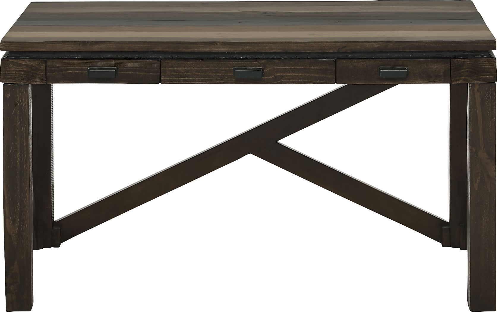 Cindy Crawford Westover Hills Brown Dark Wood Desk | Rooms to Go
