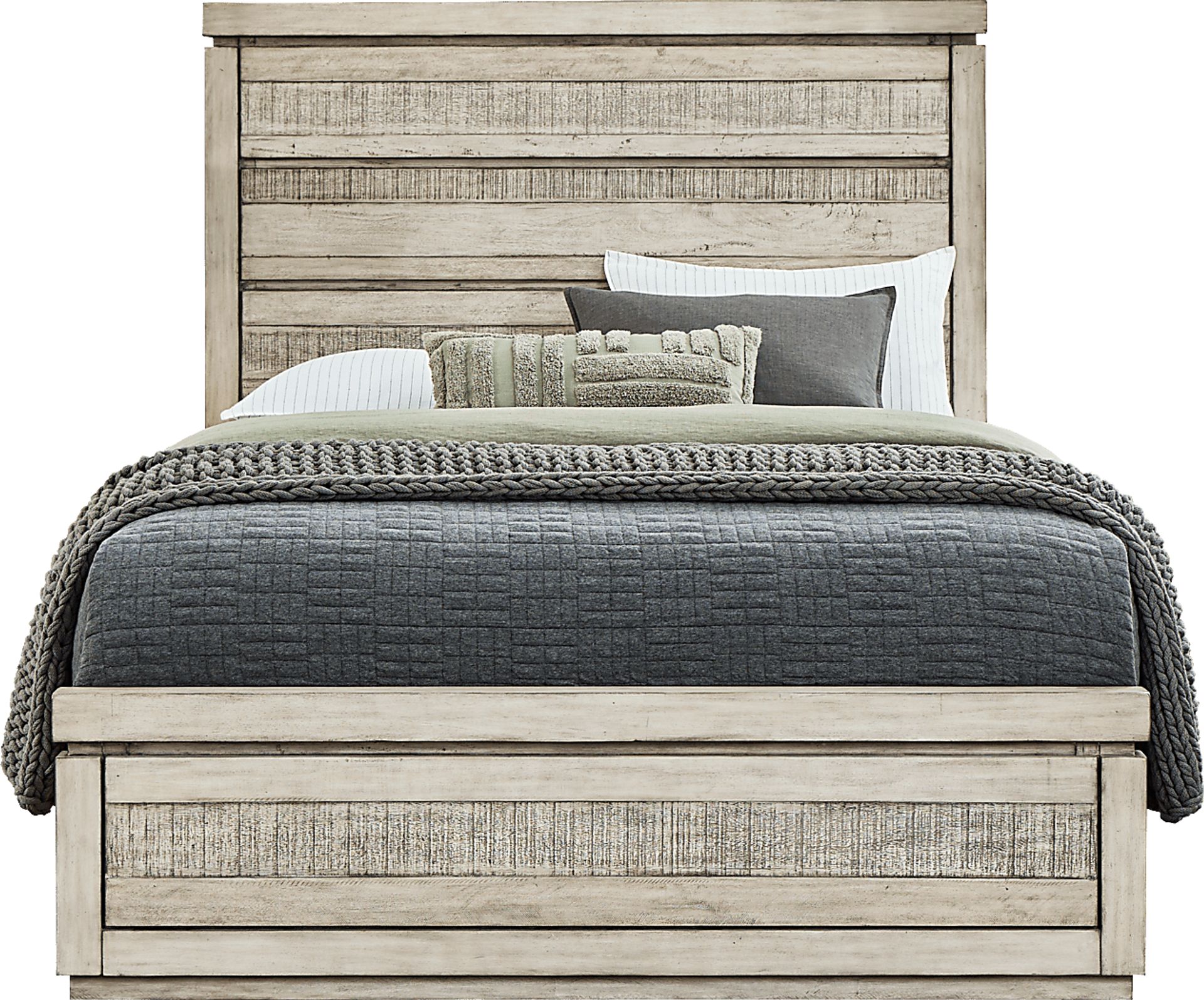 Westover Hills Gray 7 Pc King Panel Bedroom - Image 2