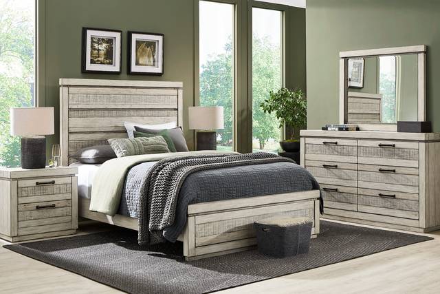 Westover Hills Gray 7 Pc King Panel Bedroom - Thumbnail - Image 1