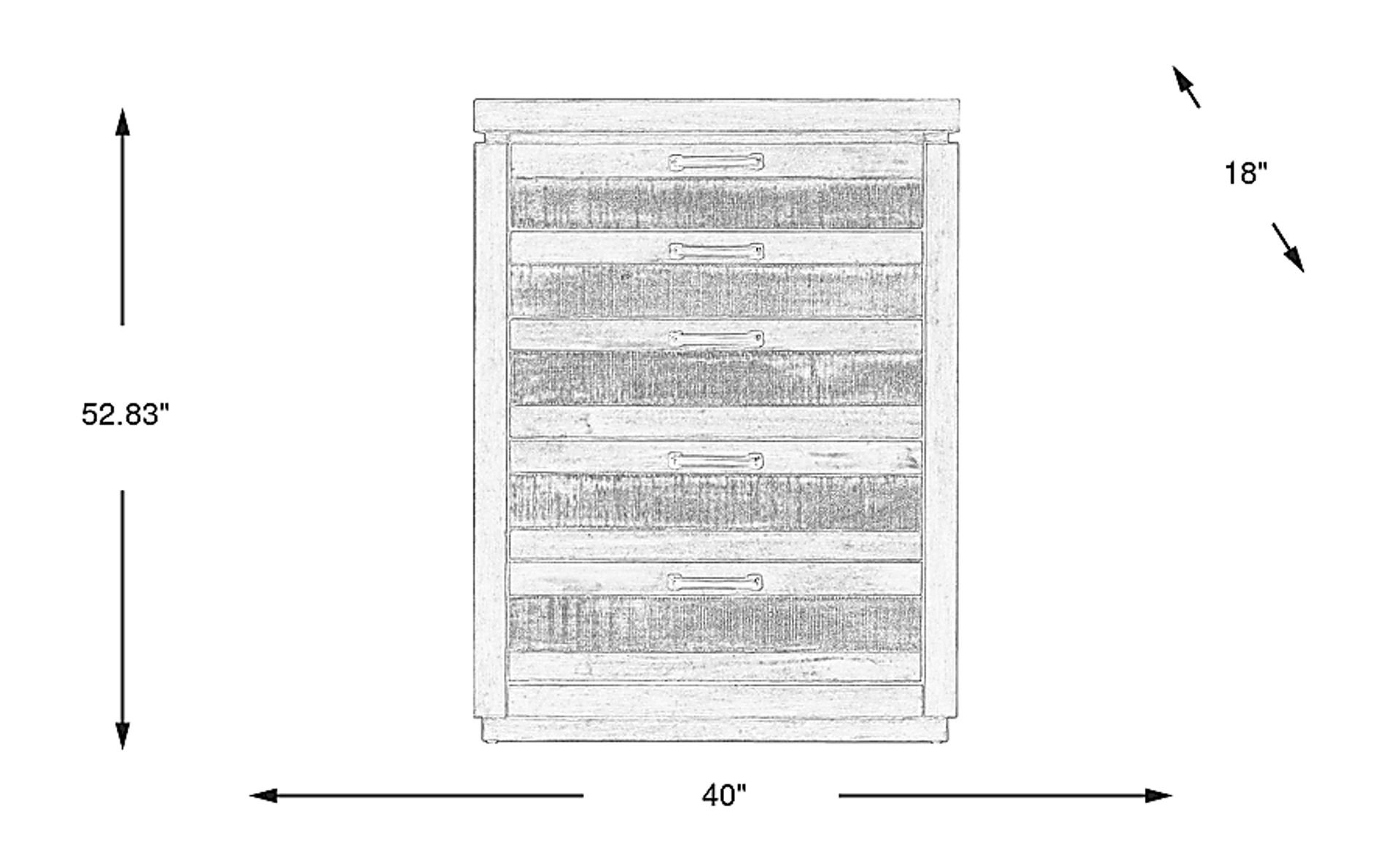 Dimension Image. Please refer to the Dimension Tab on this page for dimension details.