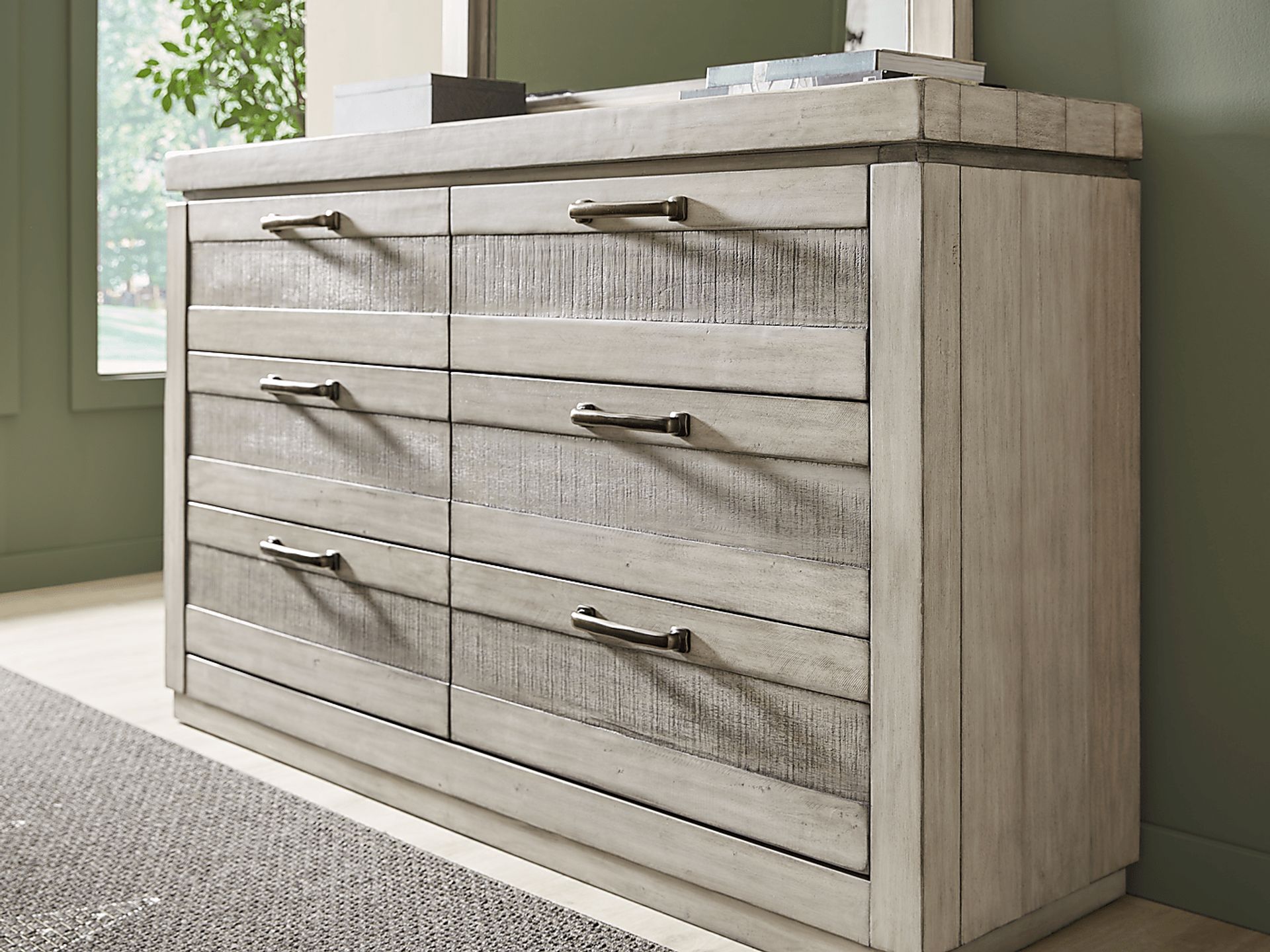 Westover Hills Gray 7 Pc King Panel Bedroom - Image 6