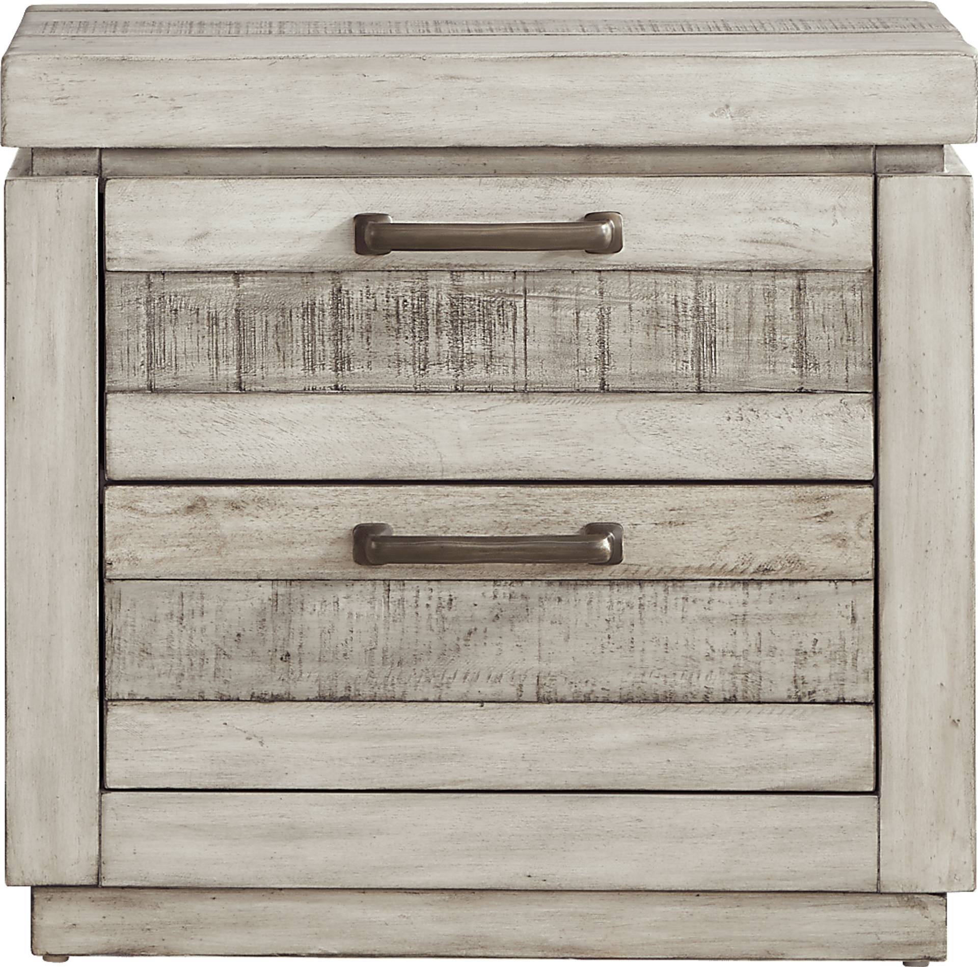 gray nightstand