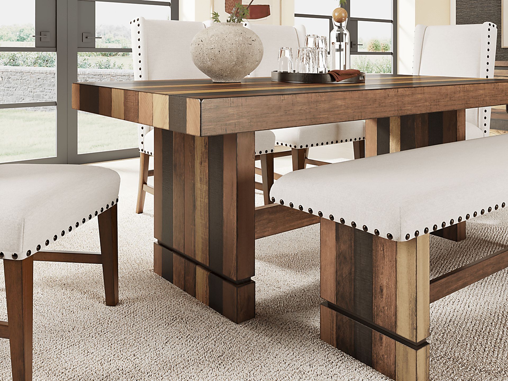 Westover Hills II Brown Rectangle Dining Table - Image 4