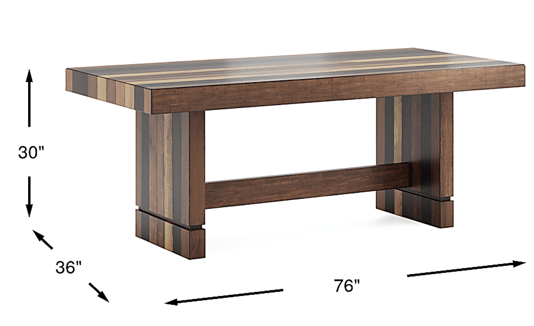 Westover Hills II Brown Rectangle Dining Table