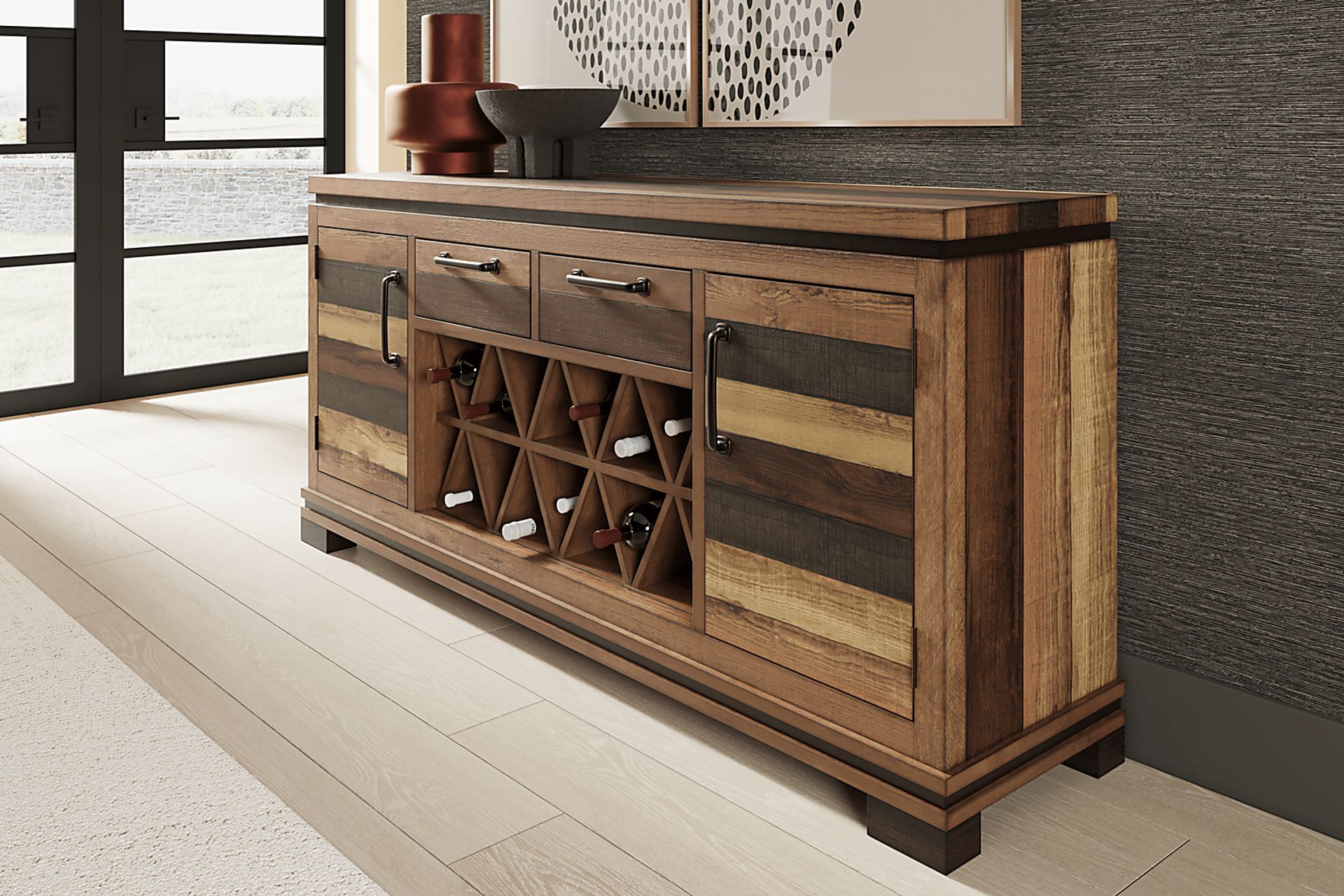 Westover Hills II Brown Server - Image 3