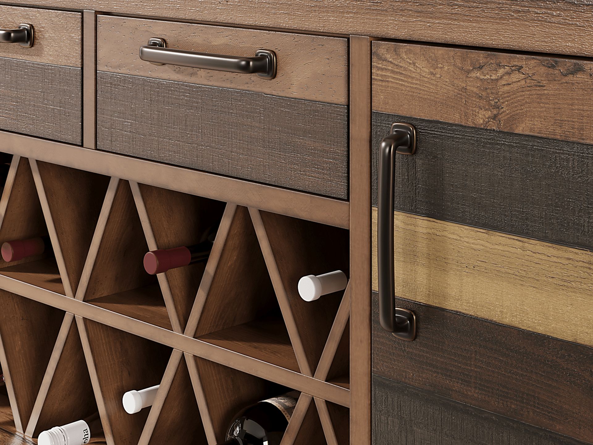 Westover Hills II Brown Server - Image 4