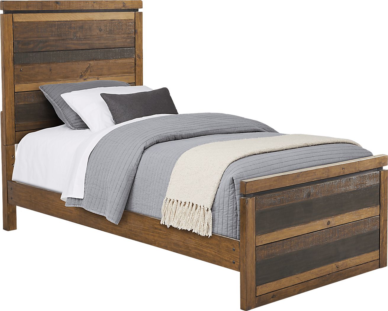 Kids Westover Hills Jr. Reclaimed Brown 3 Pc Twin Panel Bed Rooms To Go