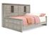 Kids Westover Hills Jr. Reclaimed Gray 3 Pc Full Bookcase Wall Bed