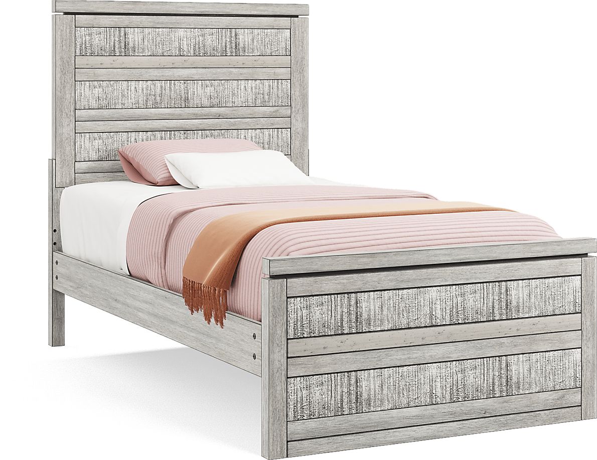 Kids Westover Hills Jr. Reclaimed Gray 3 Pc Twin Panel Bed