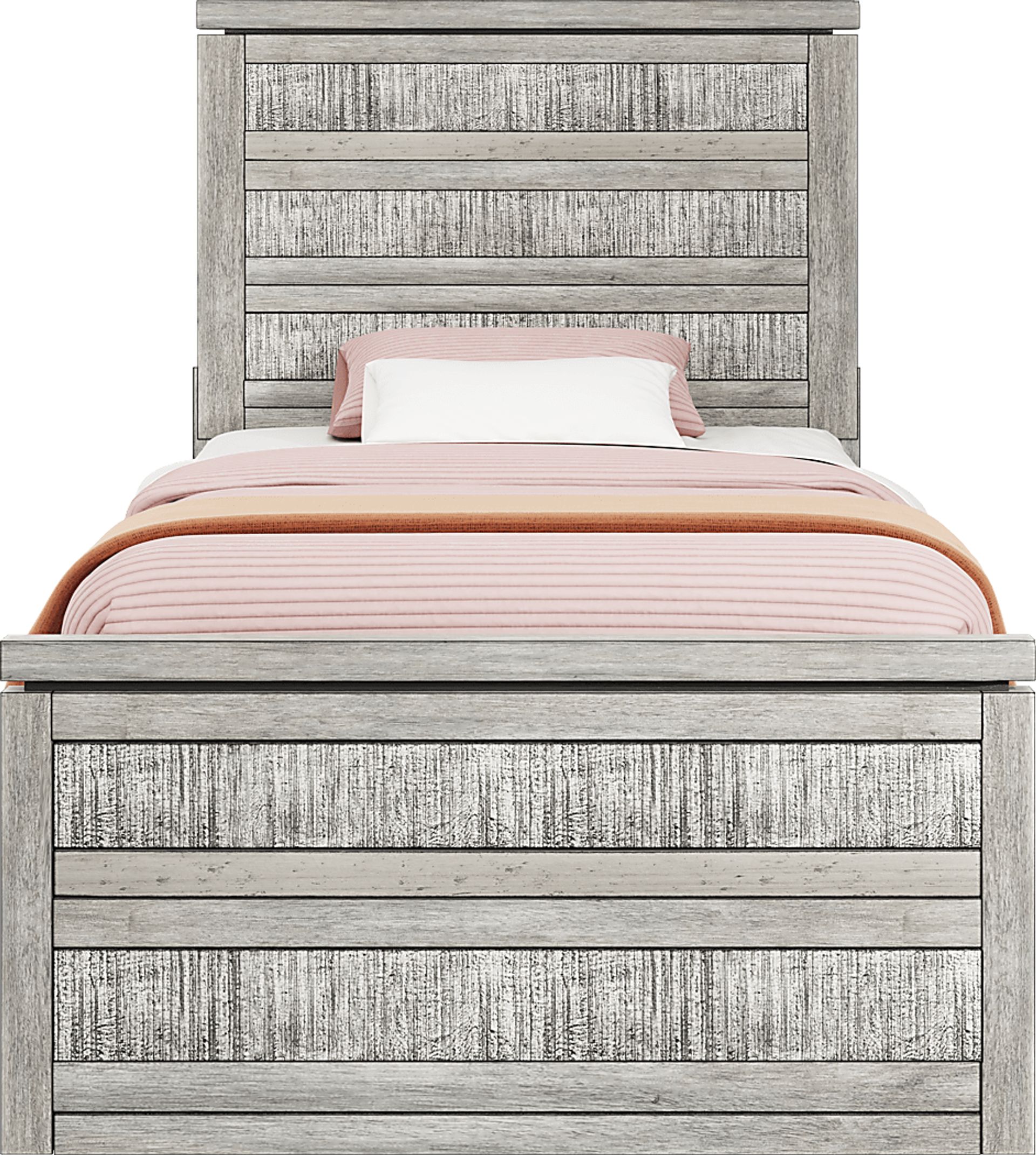 Kids Westover Hills Jr. Gray Twin Panel Bedroom - Image 2