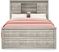 Kids Westover Hills Jr. Reclaimed Gray 4 Pc Full Bookcase Bed with Storage