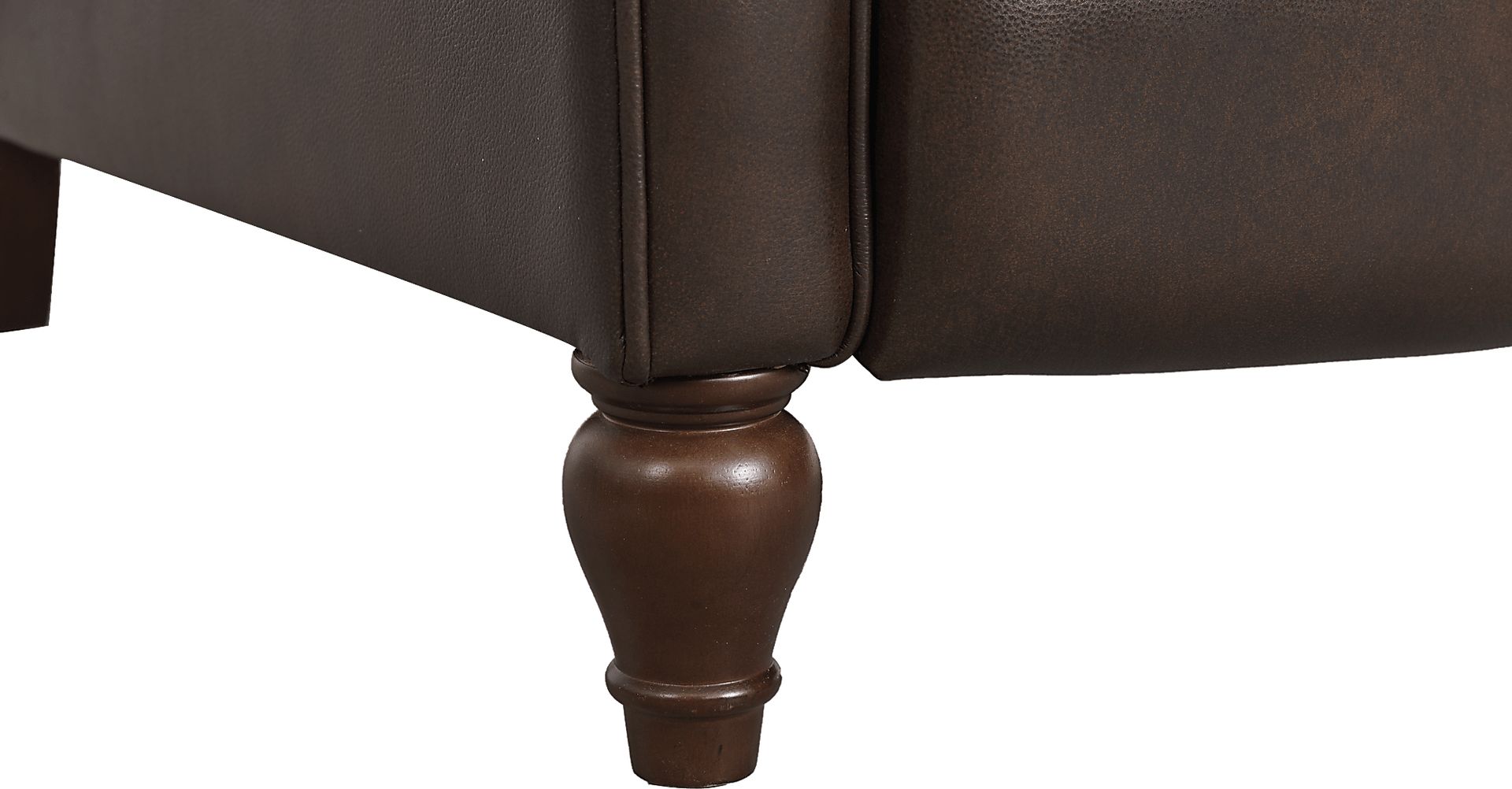 Westport Chocolate Leather Push Back Recliner - Image 7