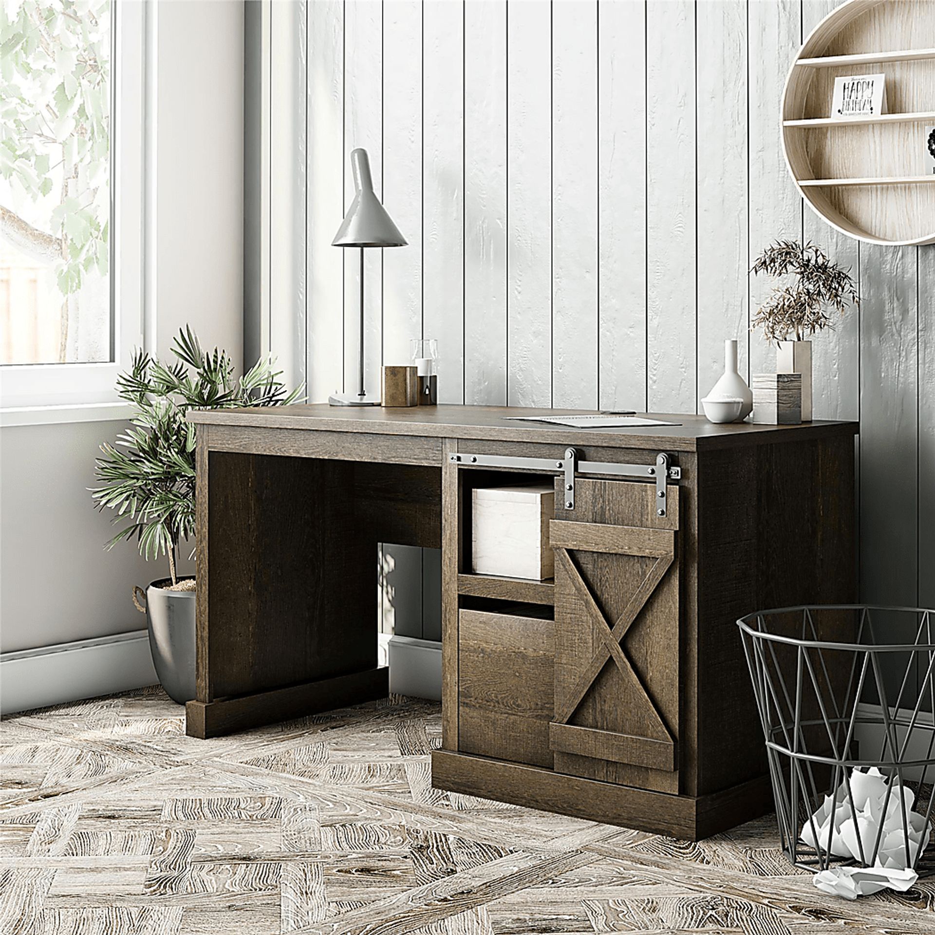 Westrae Oak Desk - Image 9