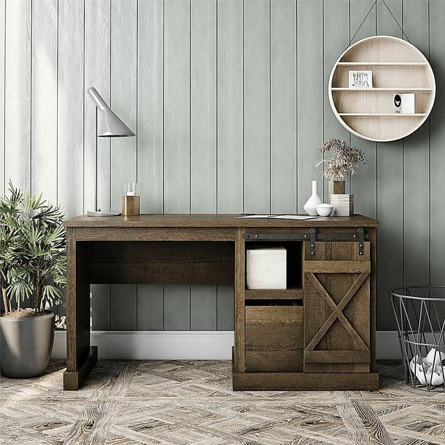 Westrae Oak Desk - Thumbnail - Image 10