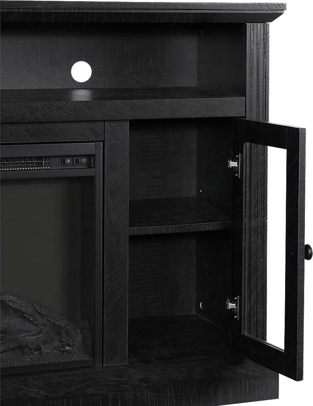 Westral Black 47 in. Console with Electric Fireplace - Thumbnail - Image 5