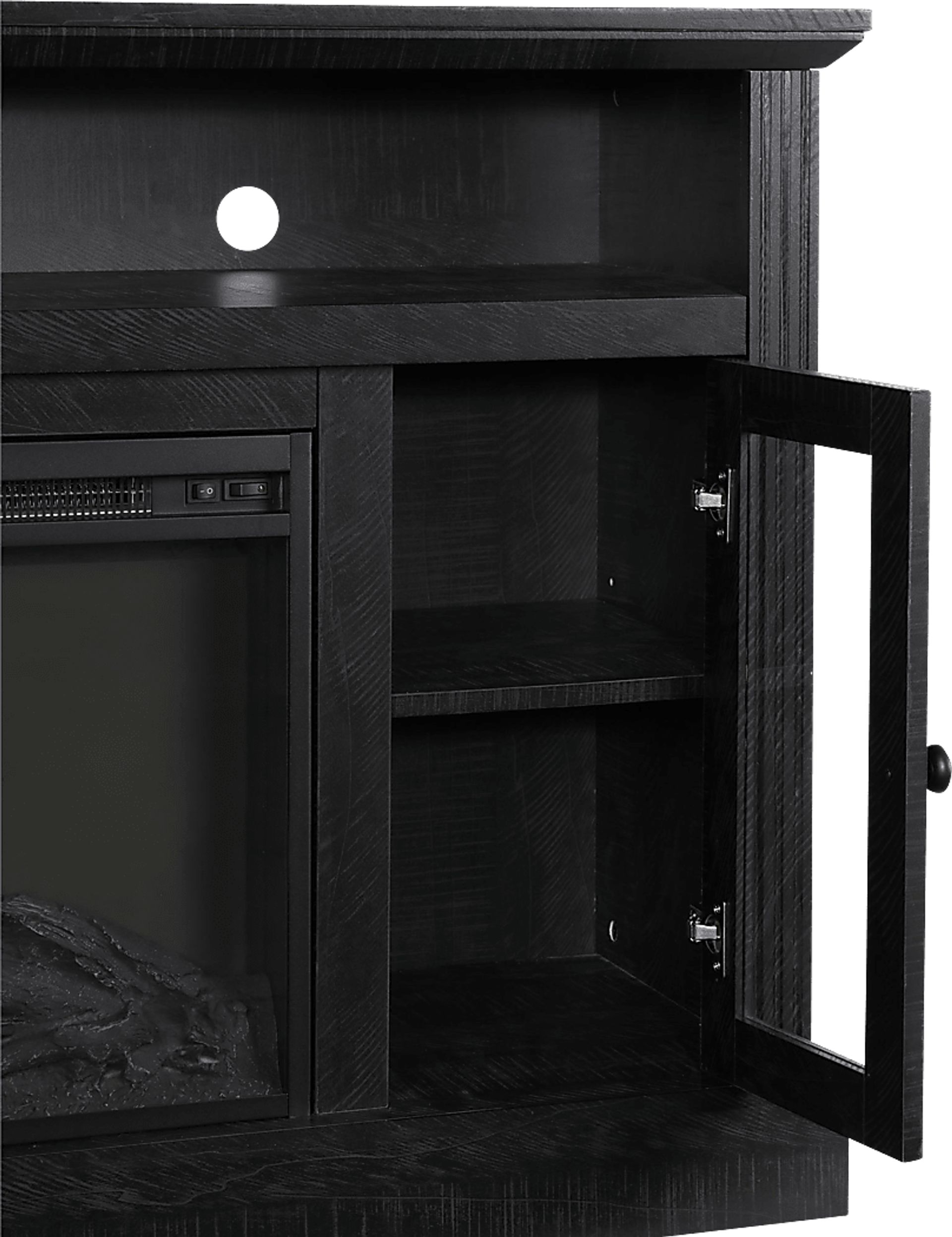 Westral Black 47 in. Console with Electric Fireplace - Image 5