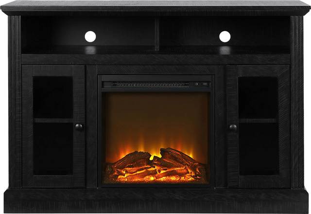 Westral Black 47 in. Console with Electric Fireplace - Thumbnail - Image 7