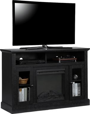 Westral Black 47 in. Console with Electric Fireplace