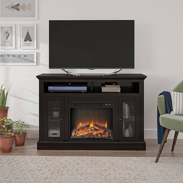 Westral Espresso 47 in. Console with Electric Fireplace - Thumbnail - Image 5