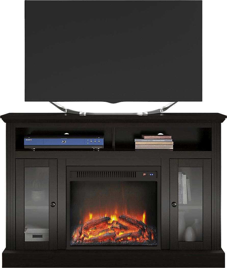 Westral Espresso 47 in. Console with Electric Fireplace Rooms To Go