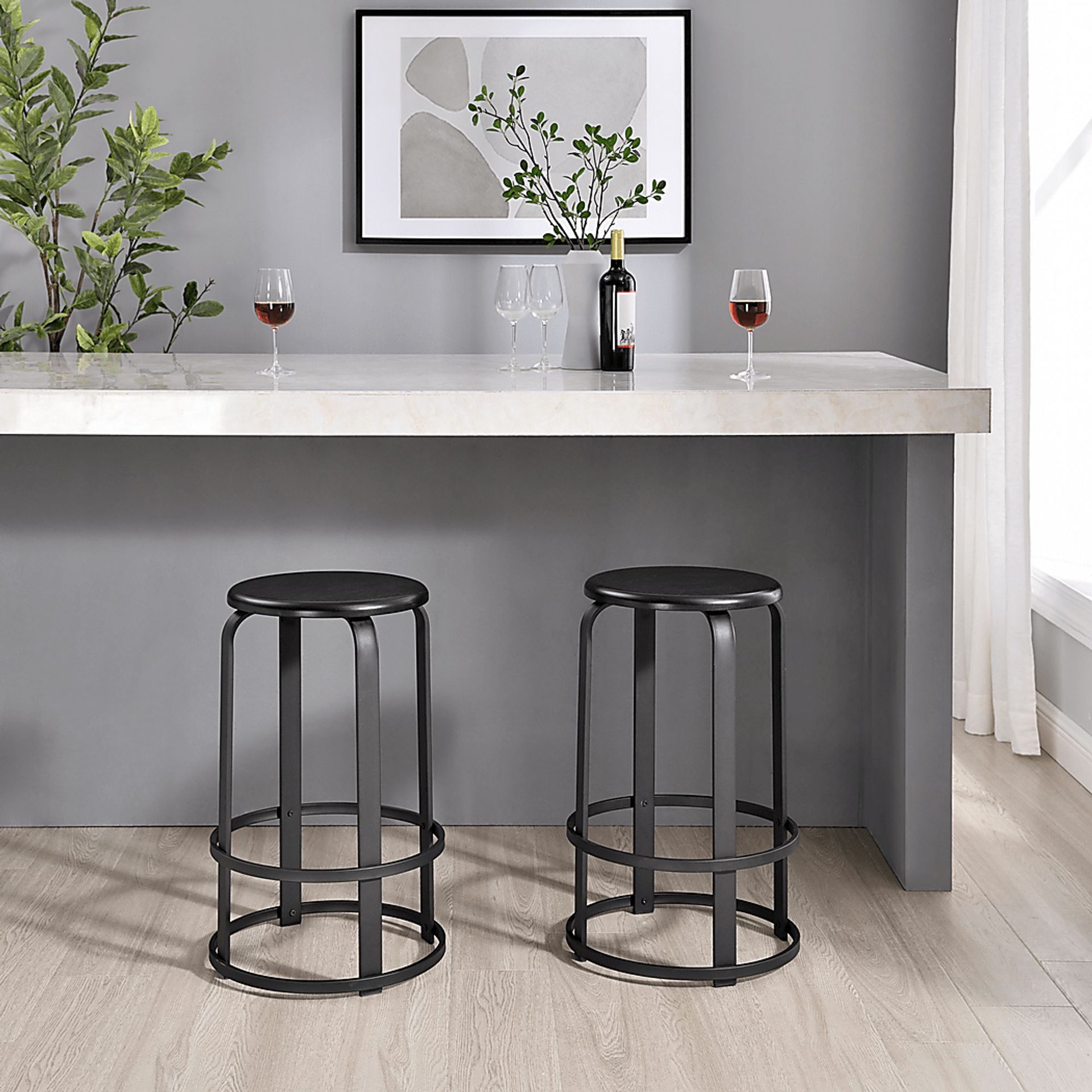 Westray Black Counter Height Stool - Image 3