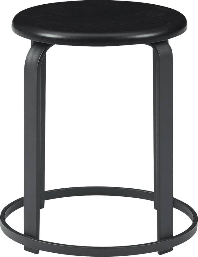 Westray Black Dining Stool, Set of 2 - Thumbnail - Image 1