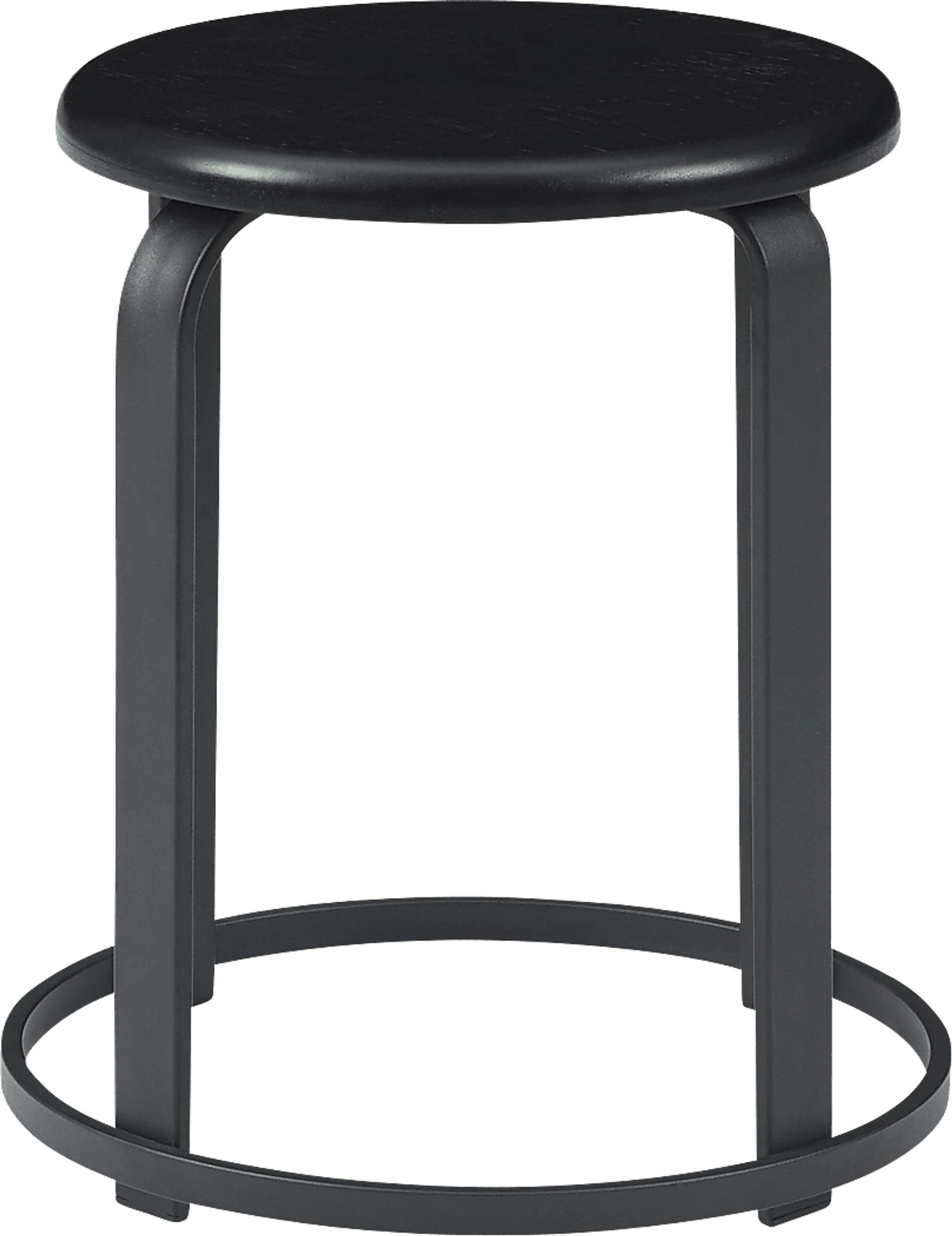 Westray Black Dining Stool, Set of 2 - Image 1